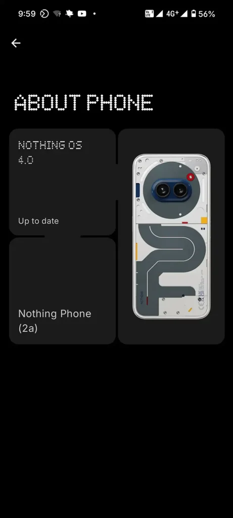 Nothing OS 4.0