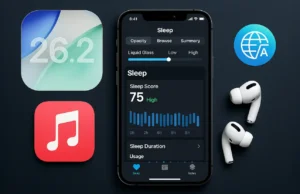 iOS 26.2 traz novas funções para música, sono e AirPods ios-26-2-novidades-apple-7