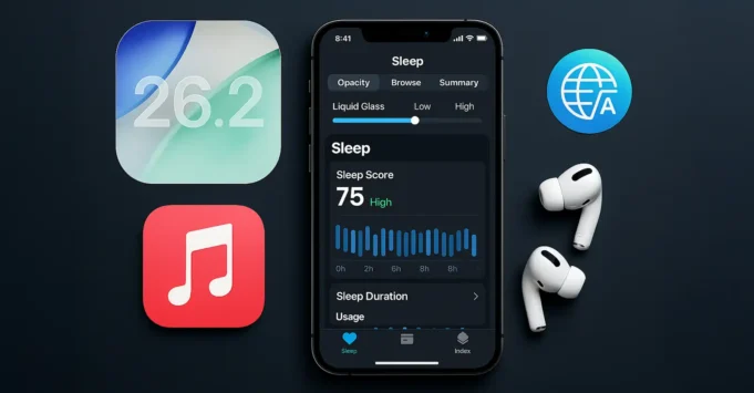 iOS 26.2 traz novas funções para música, sono e AirPods ios-26-2-novidades-apple-7