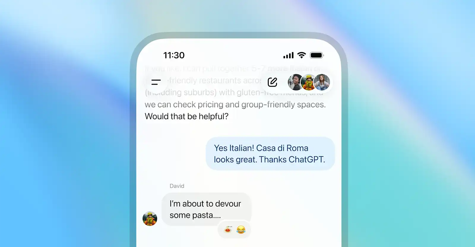 ChatGPT passa a suportar salas de grupo em quatro regiões ChatGPT passa a suportar salas de grupo em quatro regiões
