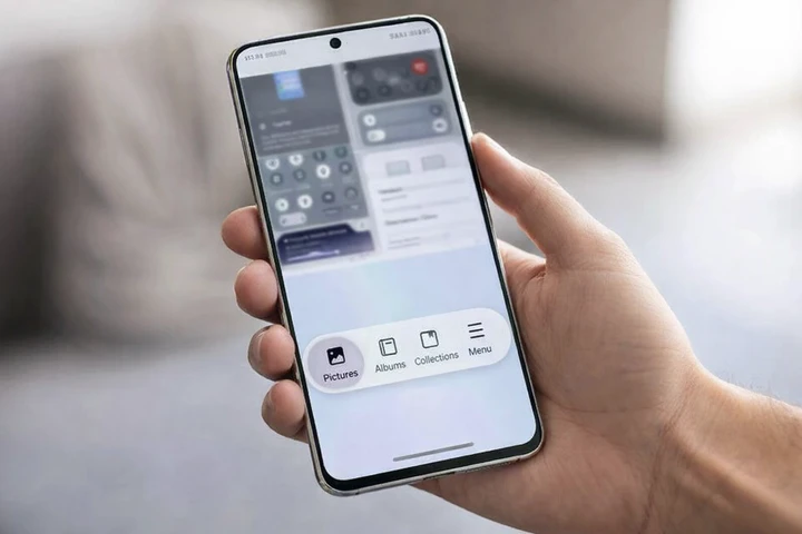 Barra de separadores flutuante One UI 8.5 muda a navegação Barra de separadores flutuante One UI 8.5 muda a navegação