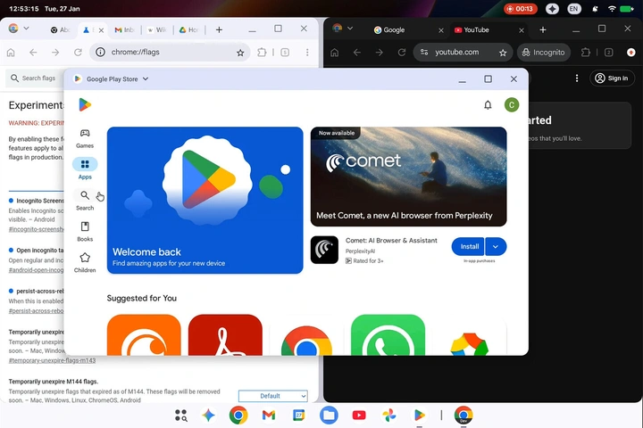 Google Aluminium OS surge em leak como novo sistema de desktop Android