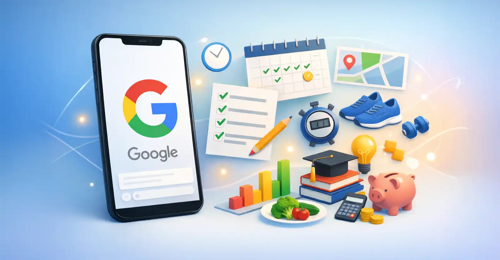 Google Gemini: 10 prompts simples para cumprir resoluções em 2026