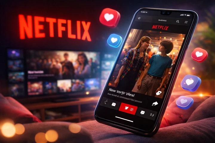 Netflix vai adicionar vídeos curtos à app para facilitar a descoberta de conteúdos