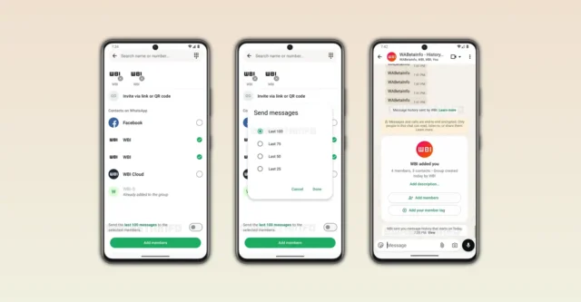 WhatsApp beta Android 2.26.1.28 permite partilhar histórico de grupos whatsapp-beta-android-2261128-historico-grupos-capa