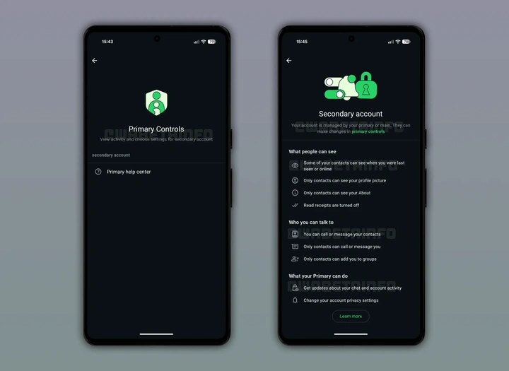 WhatsApp prepara contas secundárias com controlo parental