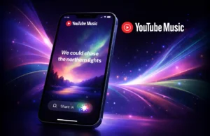 YouTube Music passa a usar IA para criar fundos ao partilhar letras youtube-music-letras-ia-partilha-capa