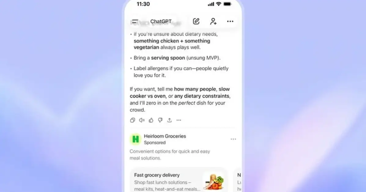 ChatGPT começa a mostrar anúncios nas contas gratuitas e ChatGPT Go ChatGPT começa a mostrar anúncios nas contas gratuitas e ChatGPT Go