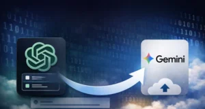 Google prepara ferramenta para facilitar a troca de ChatGPT para Gemini google-facilita-troca-chatgpt-gemini-capa