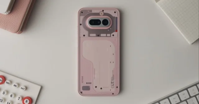 Nothing Phone 4a chega a 5 de março — e tem uma cor que ninguém esperava nothing-phone-4a-rosa-1200x630