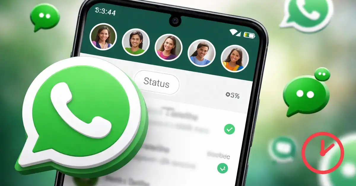 WhatsApp muda o topo da app no Android: Status passam a aparecer na barra superior