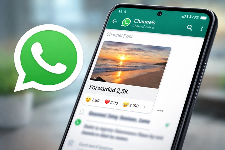 WhatsApp beta mostra número de encaminhamentos em publicações de canais