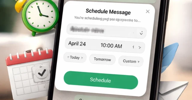 WhatsApp agendar mensagens: nova função está a ser desenvolvida para iPhone whatsapp-schedule-1200x630