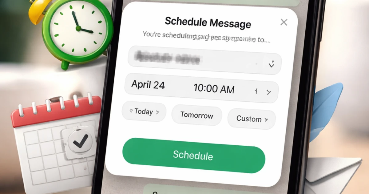 WhatsApp agendar mensagens: nova função está a ser desenvolvida para iPhone WhatsApp agendar mensagens: nova função está a ser desenvolvida para iPhone