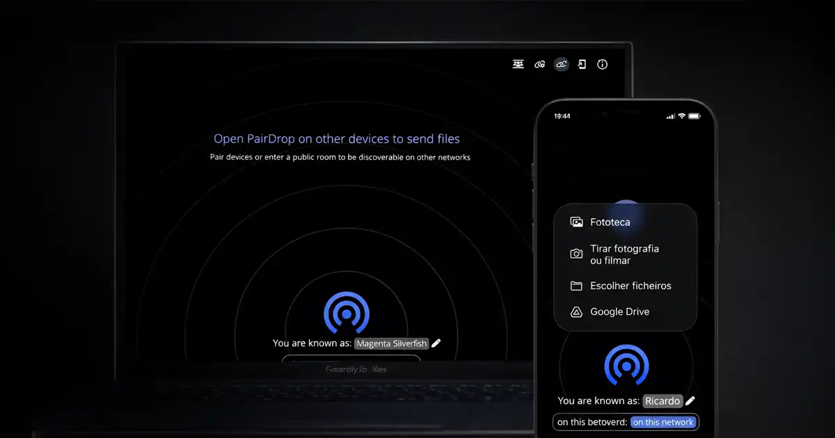 Como enviar ficheiros entre qualquer dispositivo sem AirDrop
