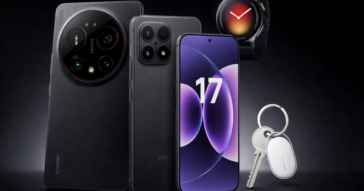 Xiaomi 17 chega à Portugal desde 1099 € e revela smartwatch com Wear OS