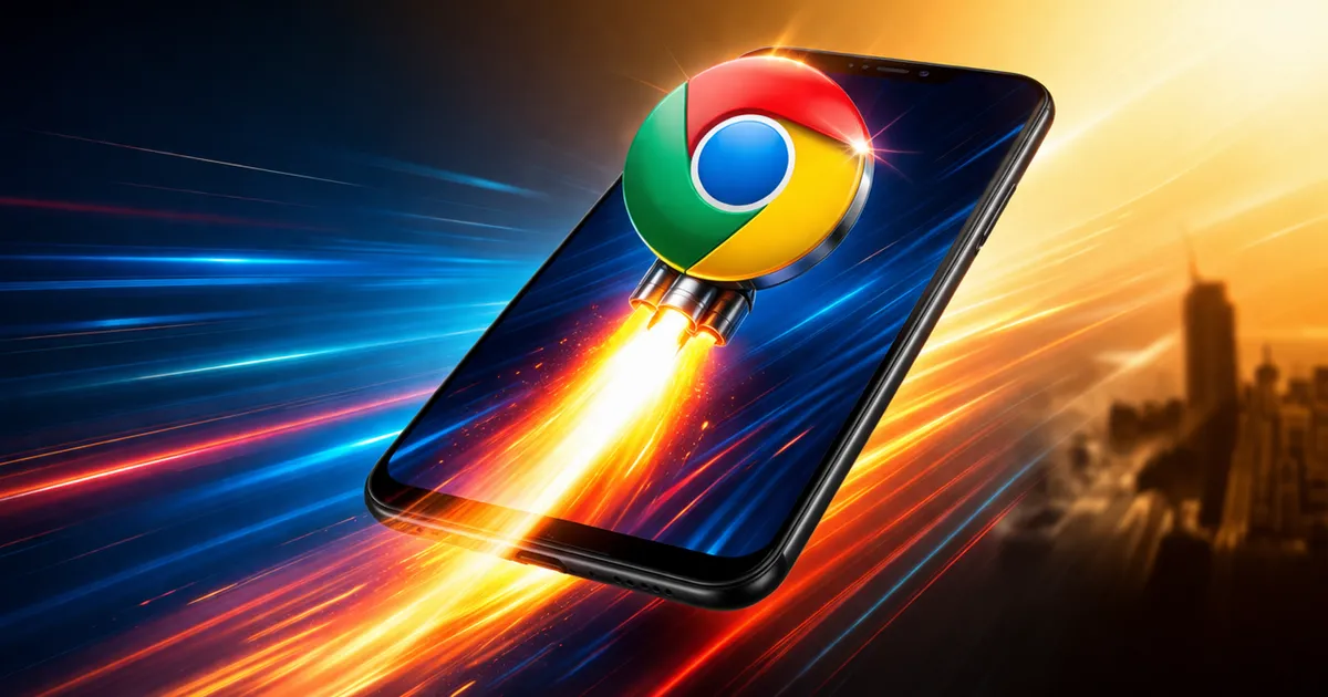 Google Chrome é agora o navegador móvel mais rápido para navegar na web