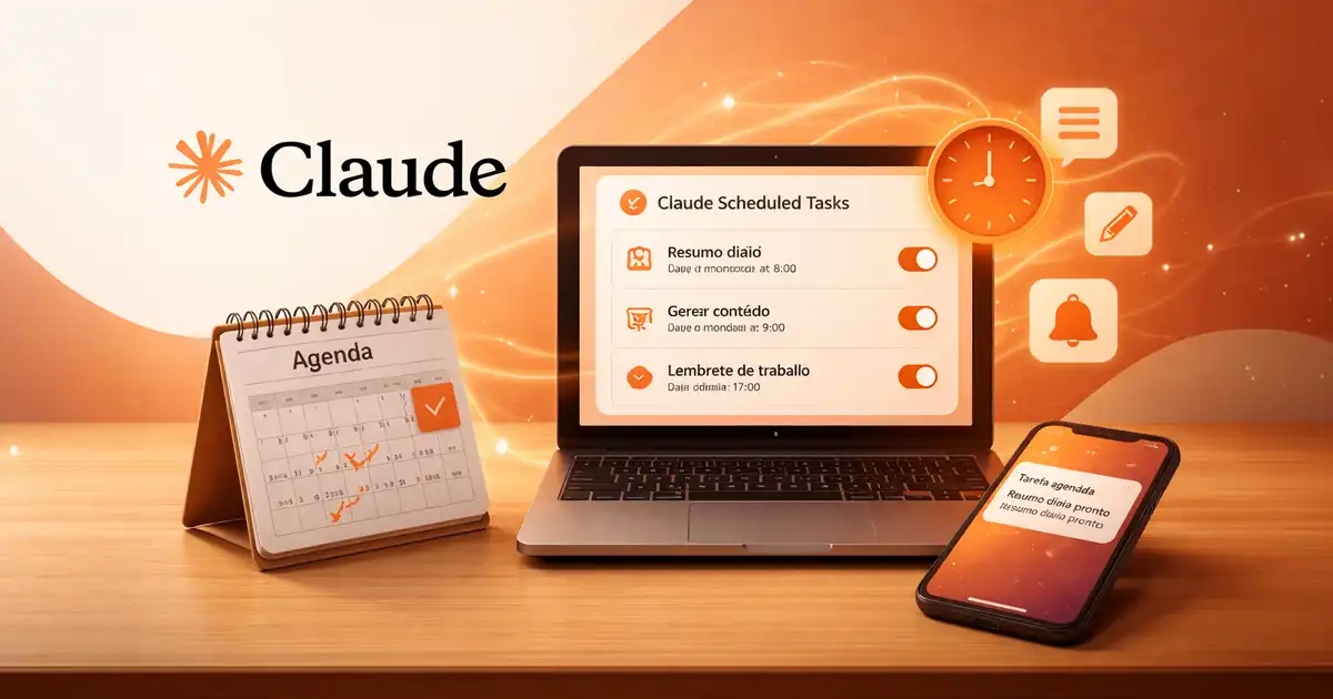Claude Scheduled Tasks: IA da Anthropic agora automatiza tarefas por ti Claude Scheduled Tasks: IA da Anthropic agora automatiza tarefas por ti