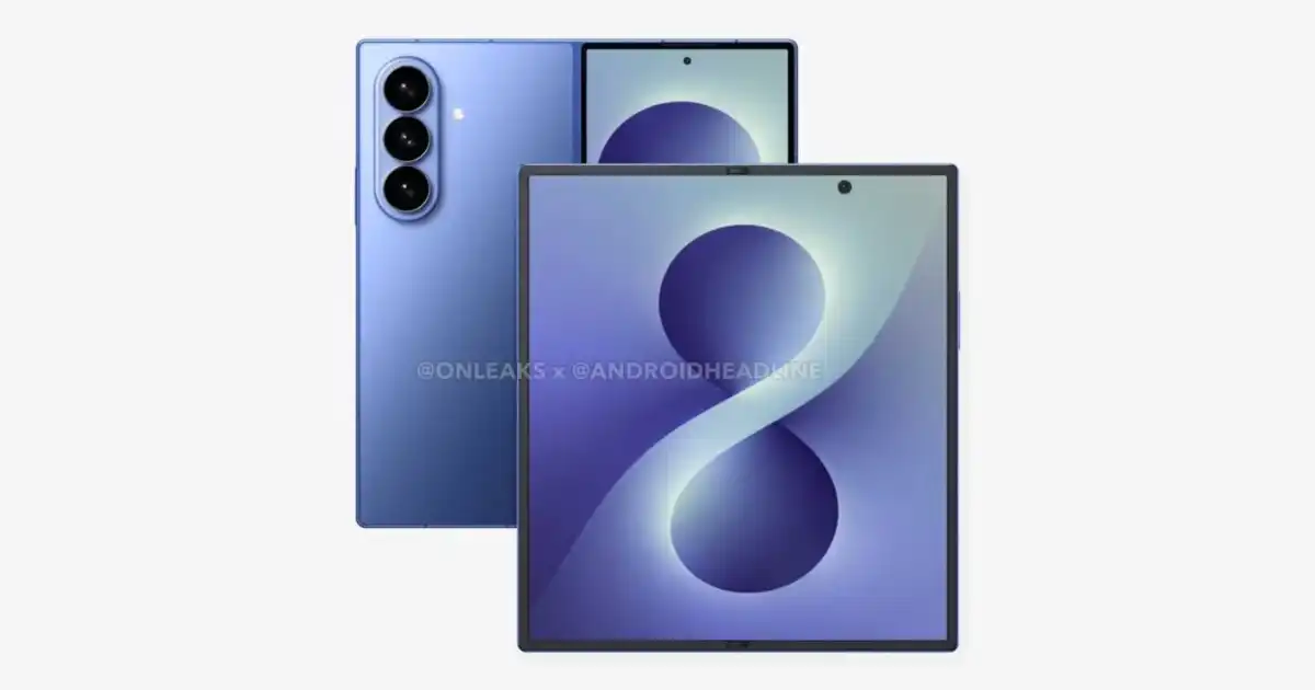Galaxy Z Fold 8 design e dimensões em leak indicam smartphone mais fino