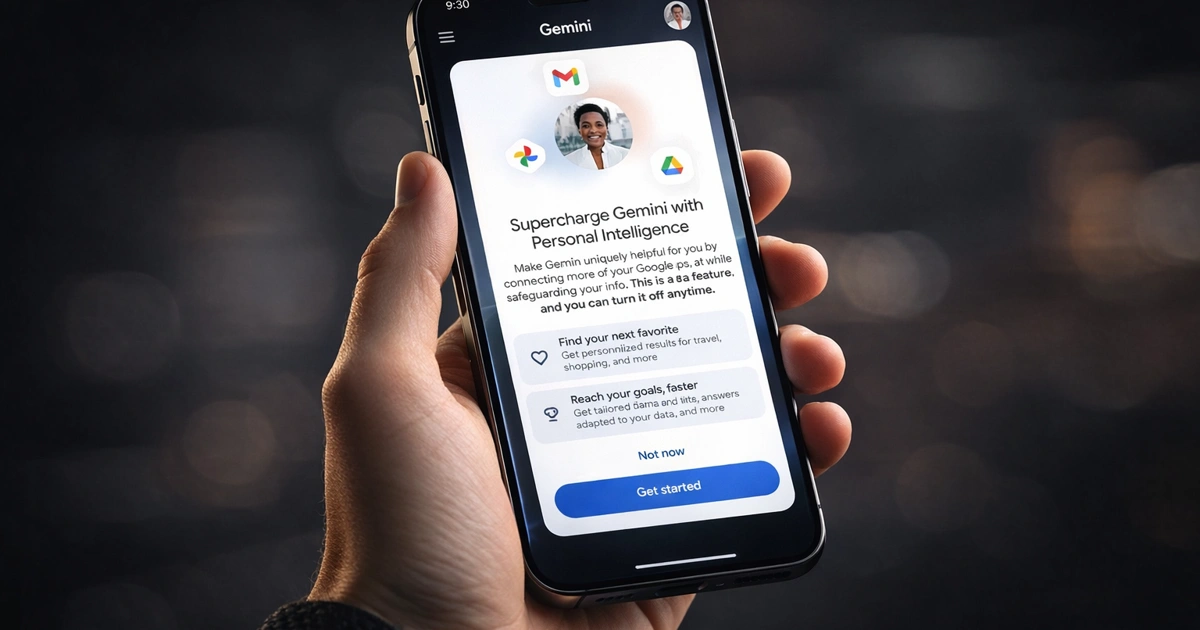 Gemini Personal Intelligence fica gratuito e muda como usas o teu telemóvel