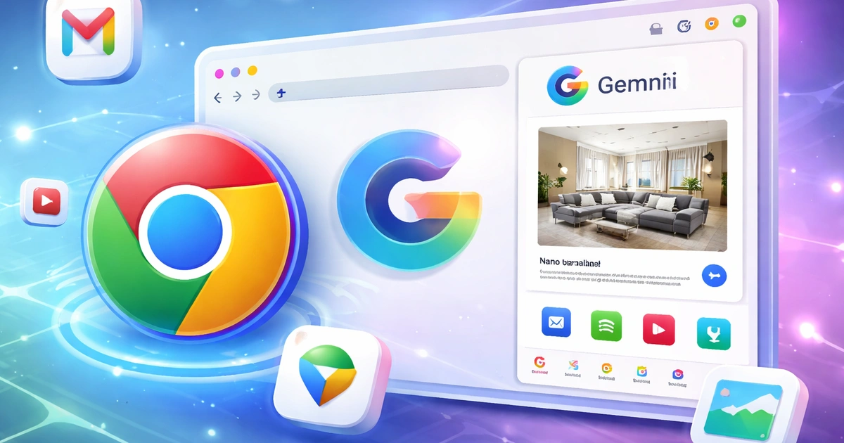 Google expande Gemini no Chrome e integra ferramenta Nano Banana 2