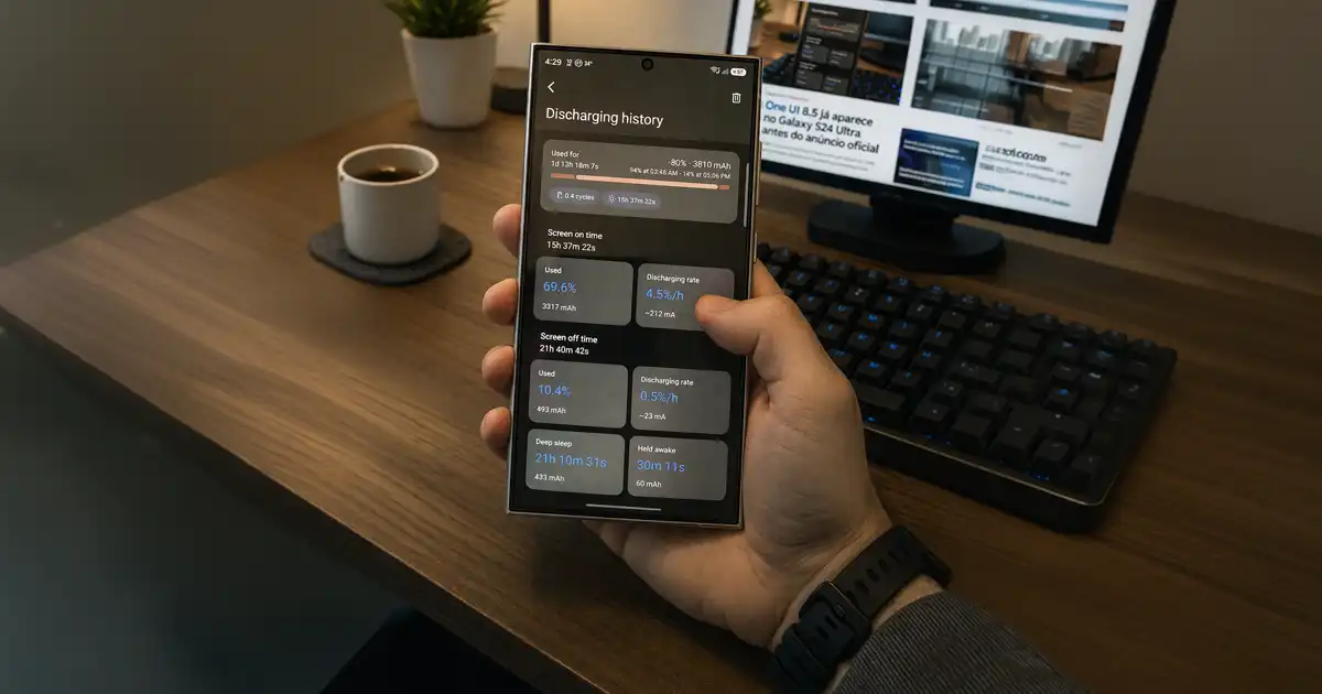 One UI 8.5 já aparece no Galaxy S24 Ultra antes do anúncio oficial