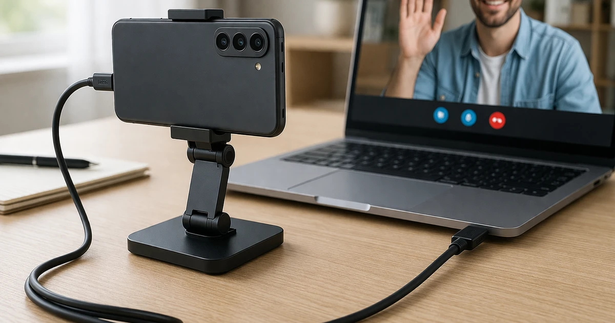 Samsung vai deixar usar o Galaxy como webcam no PC com a One UI 8.5