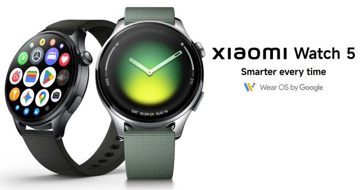 Xiaomi Watch 5 estreia na Europa com Wear OS e bateria até 18 dias