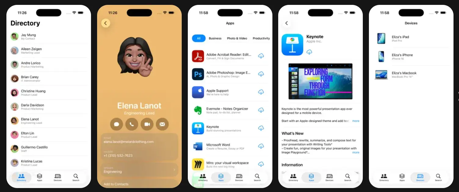 Screenshot applestore Apple Business