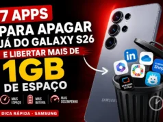 7 Apps para Apagar do Galaxy S26 e Libertar mais de 1 GB 7 Apps para Apagar do Galaxy S26 e Libertar mais de 1 GB
