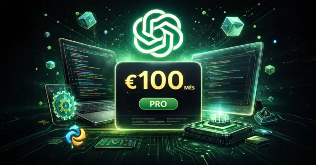 ChatGPT lança plano Pro de 100€ por mês focado no Codex ChatGPT lança plano Pro de 100€ por mês focado no Codex