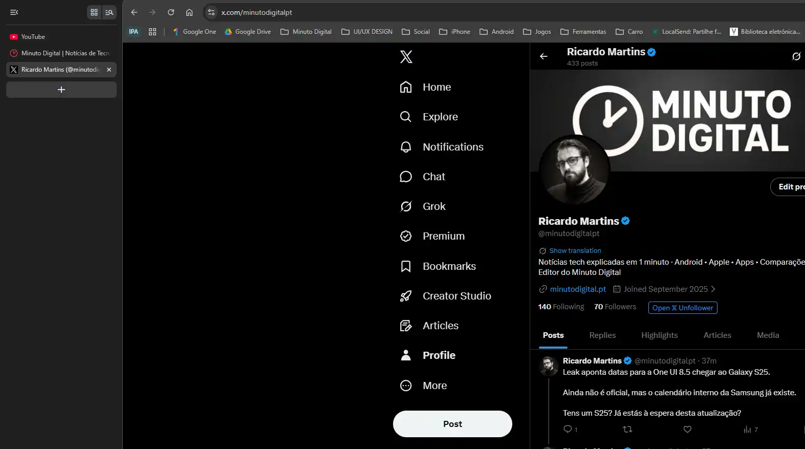 Google Chrome testa separadores verticais e pode acabar com o caos das abas