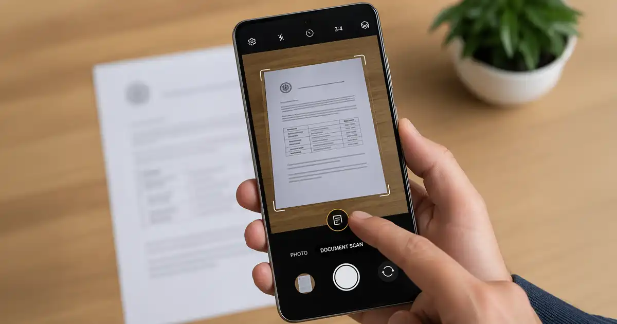 Galaxy S26 tem novo truque escondido que digitaliza documentos em segundos