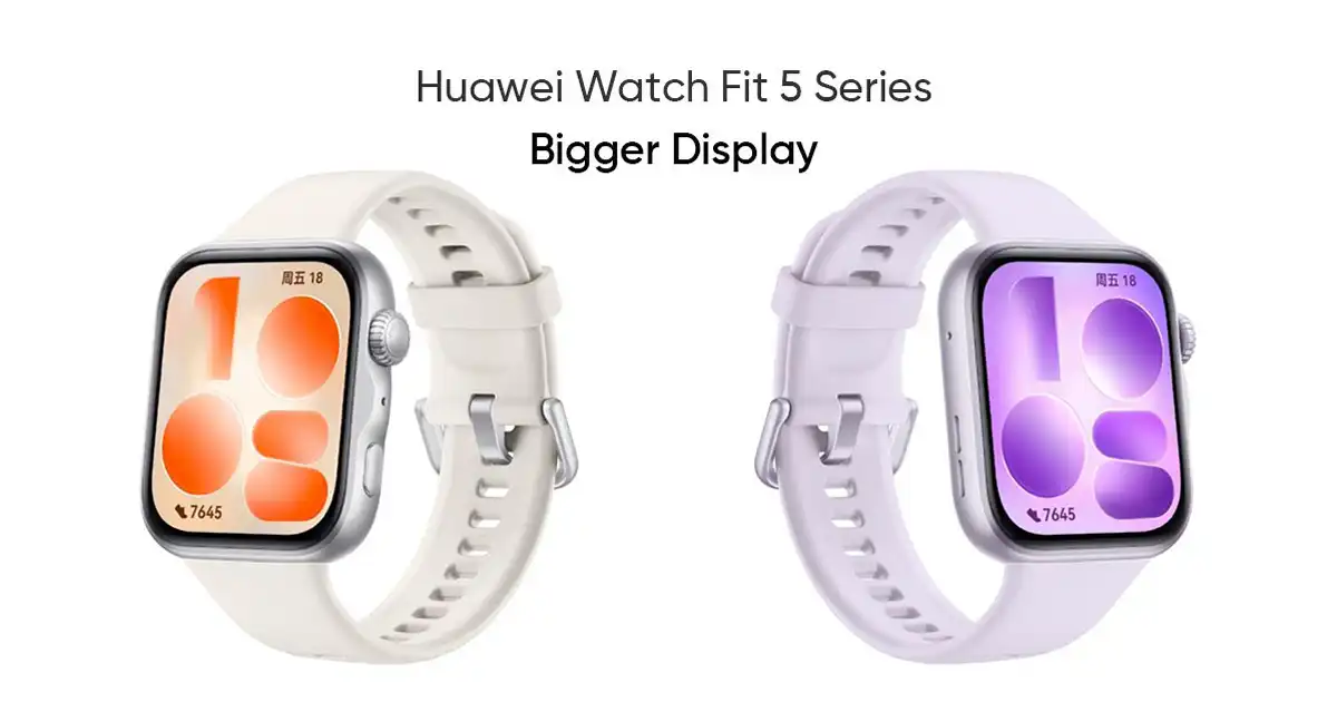 Huawei Watch Fit 5 chega com ecrã mais brilhante e novos modos de treino