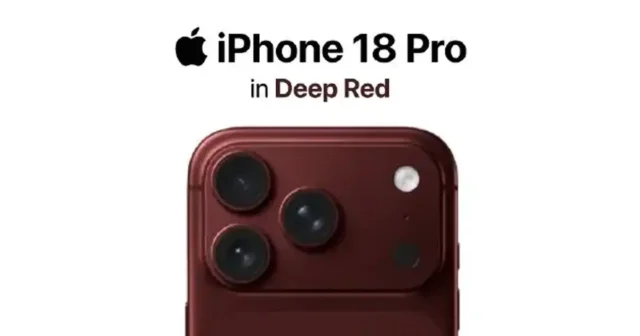 iPhone 18 Pro surge em rumor com nova cor “Deep Red” iPhone 18 Pro surge em rumor com nova cor “Deep Red”