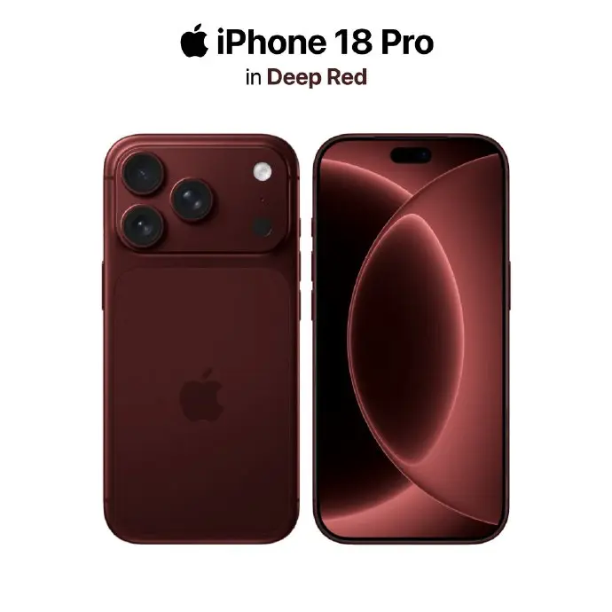 Imagem iPhone 18 Vermelho