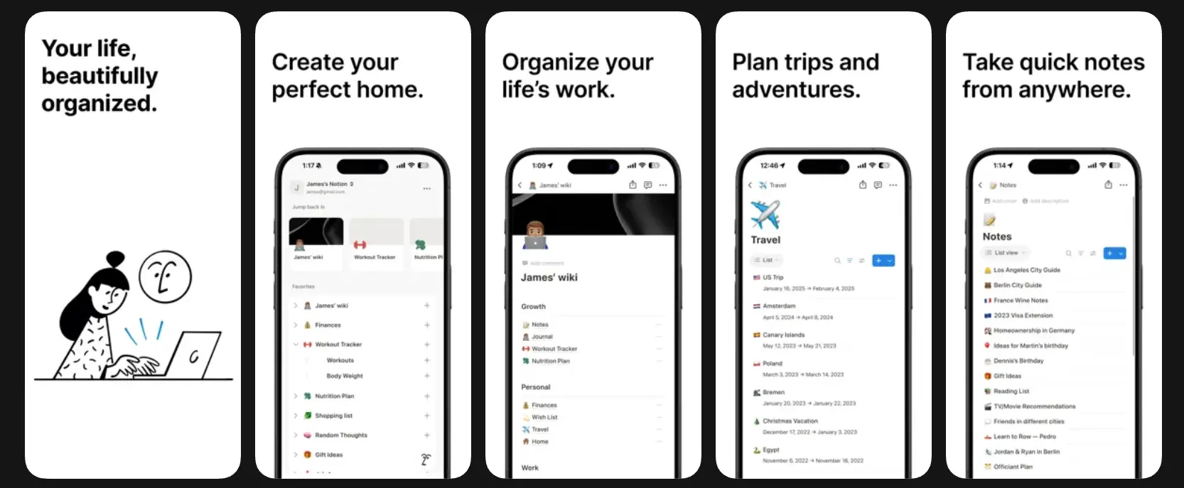 Screenshot App Notion