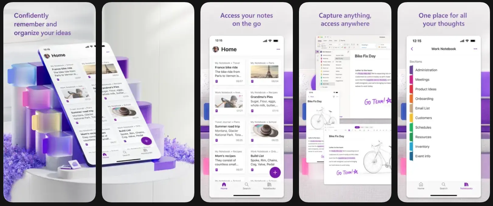Screenshot App Onenote