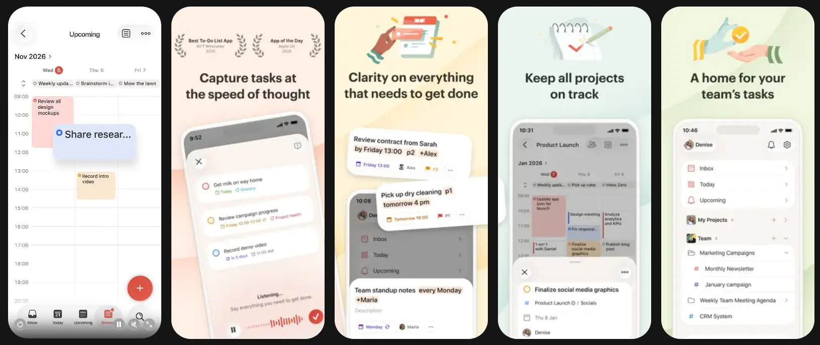 Screenshot App Todoist