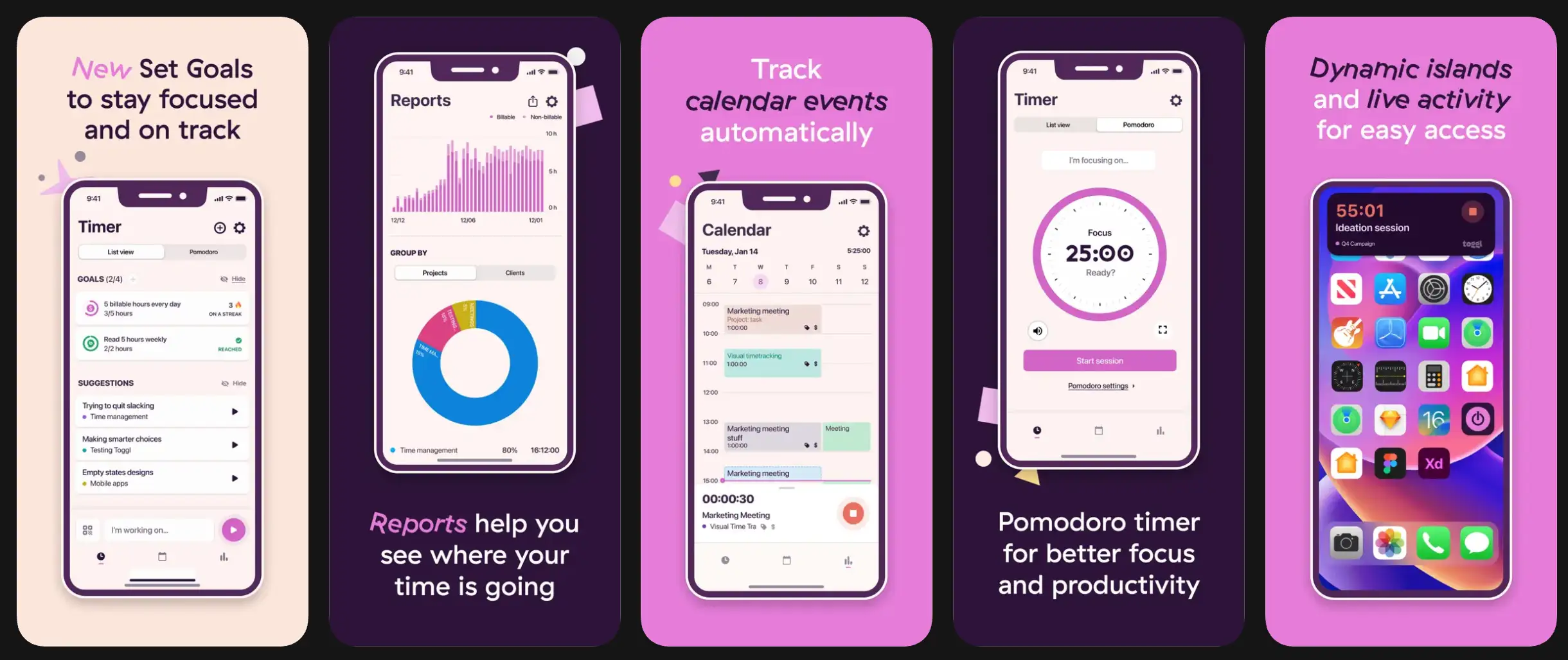 Screenshot Toggl Track