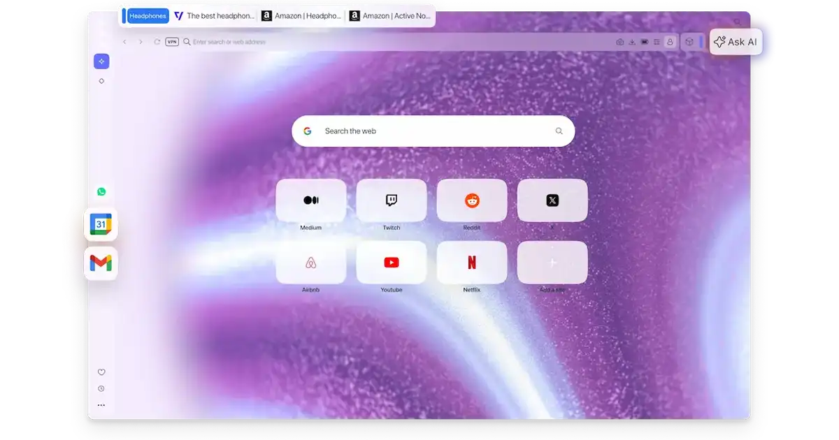 Opera One fica mais poderoso: som até 500% e vídeo sempre visível