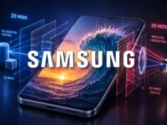 Samsung Galaxy S28 pode estrear ecrã 3D sem óculos que podes ligar e desligar Samsung Galaxy S28 pode estrear ecrã 3D sem óculos que podes ligar e desligar