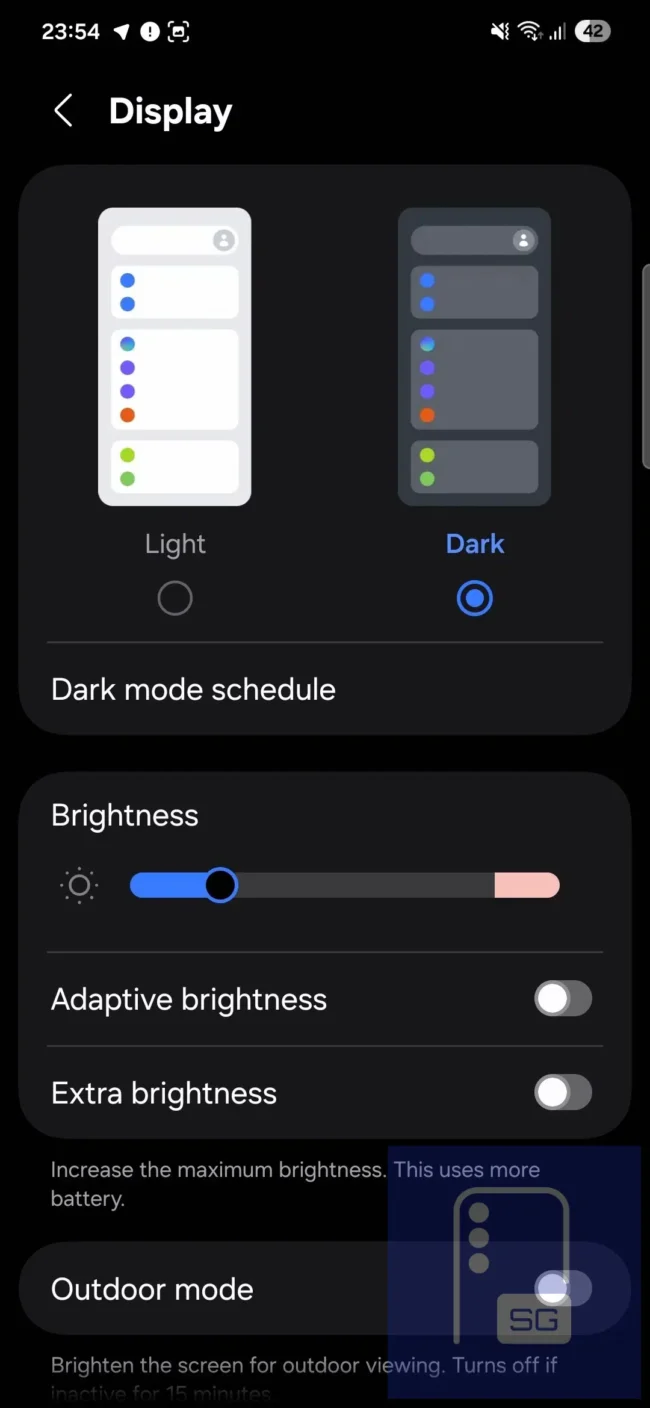 Definições One UI 9.0