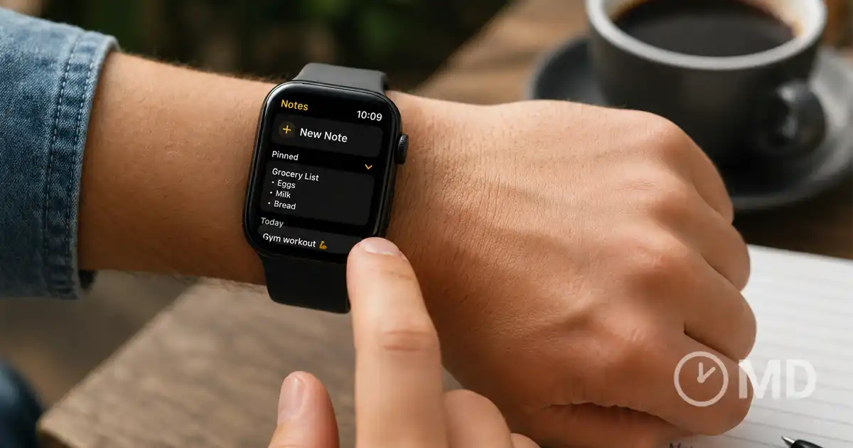 Apple Watch recebe app Notas com watchOS 26 e fica muito mais útil