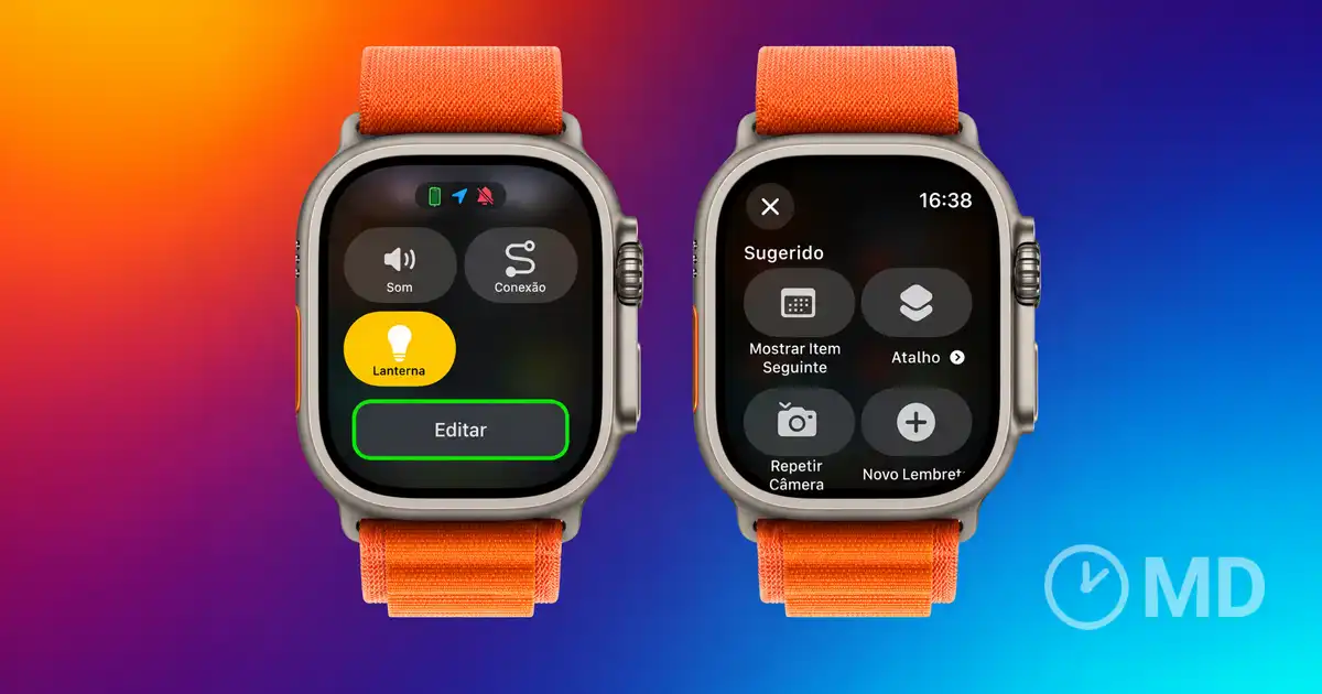 truques do apple watch personalizar centro de controlo