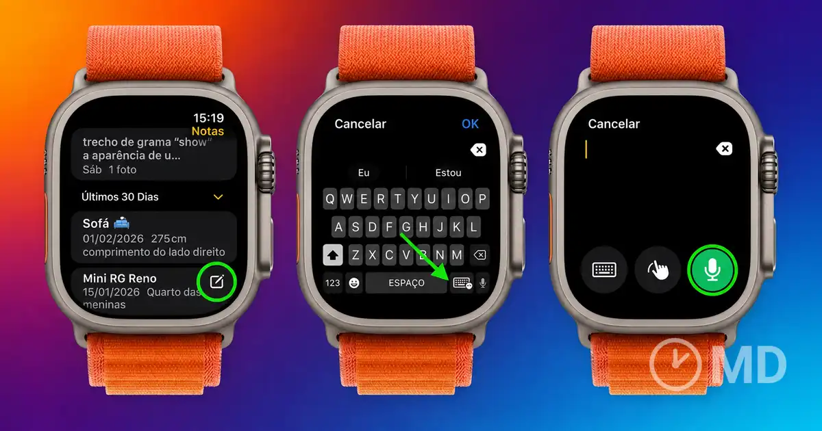 truques do apple watch criar nota watchos 26