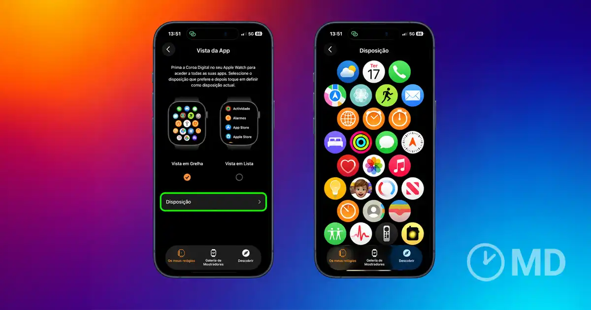 truques do apple watch reorganizar aplicações
