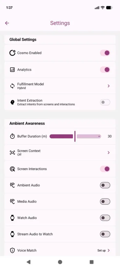 COSMO app