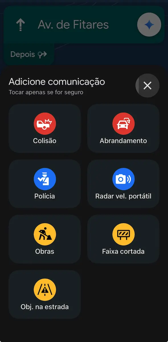 Google Maps alertas de radares