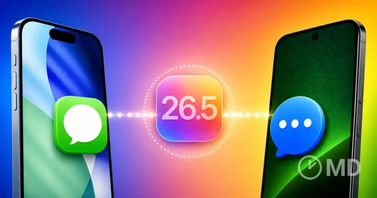 iOS 26.5 muda tudo: mensagens entre iPhone e Android ficam finalmente seguras